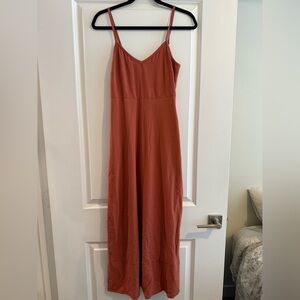 Rust Orange Spaghetti Strap Dress